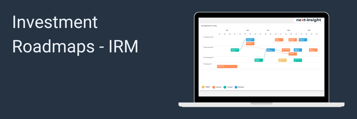 Roadmaps are ideal for converting strategy into planning. It aligns EA management with Portfolio office work.